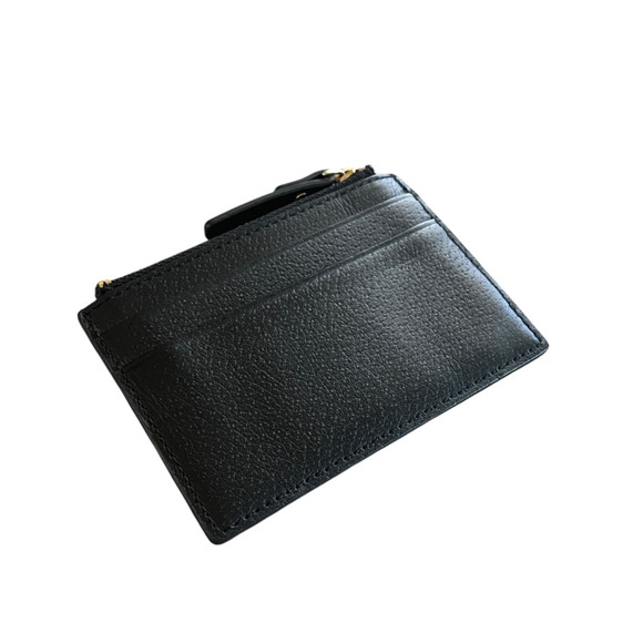 KATE SPADE Grove Street Adi Black Leather Essential Card Holder Zip Wallet NWOT - Picture 5 of 7